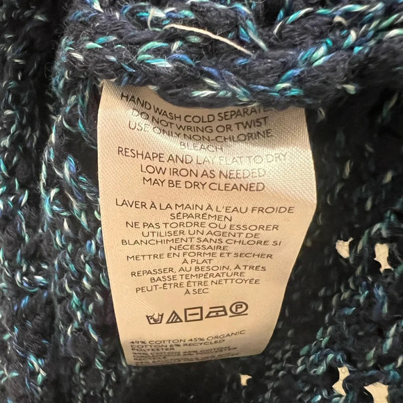 NWT new pilcro stitched sweater tank medium but fits like a small blue knit - Picture 10 of 17